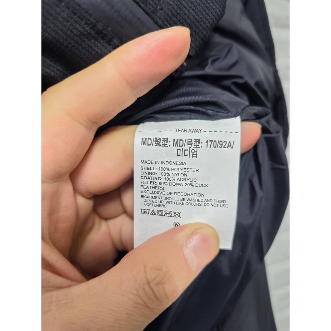 택포) 언더아머 패딩 M 사이즈 상품이미지3