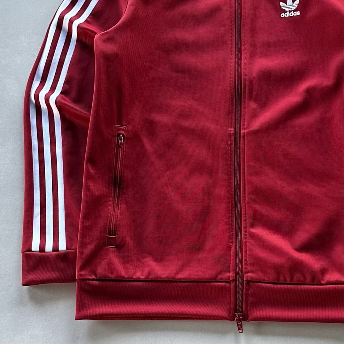 [L]아디다스 베켄바우어 버건디 트랙탑 져지 상품이미지3