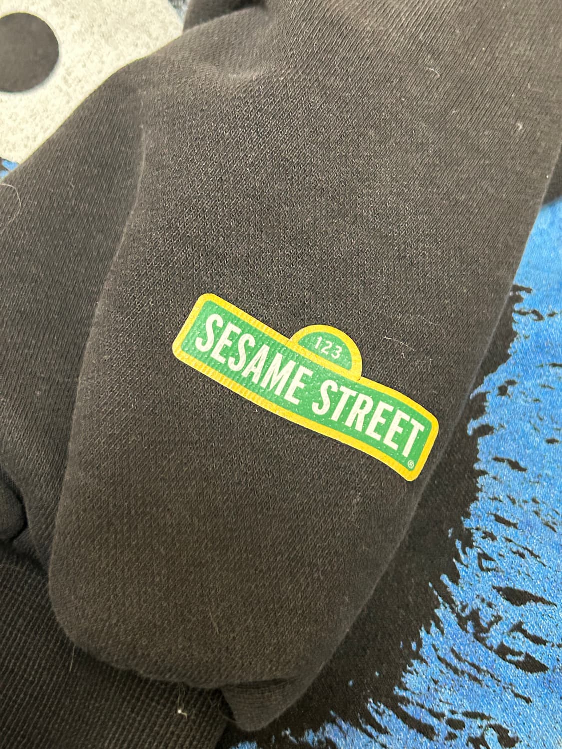 아크메드라비 쿠키몬스터 프린팅 후드티 상품이미지5