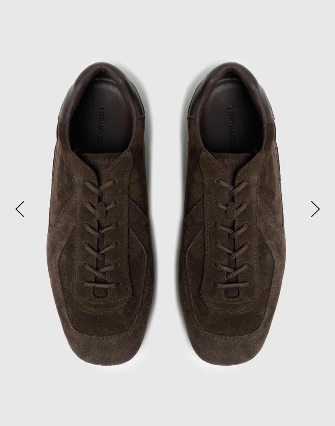 로스트가든 드라이빙 스니커즈 - 스웨이드 브라운 230 상품이미지3