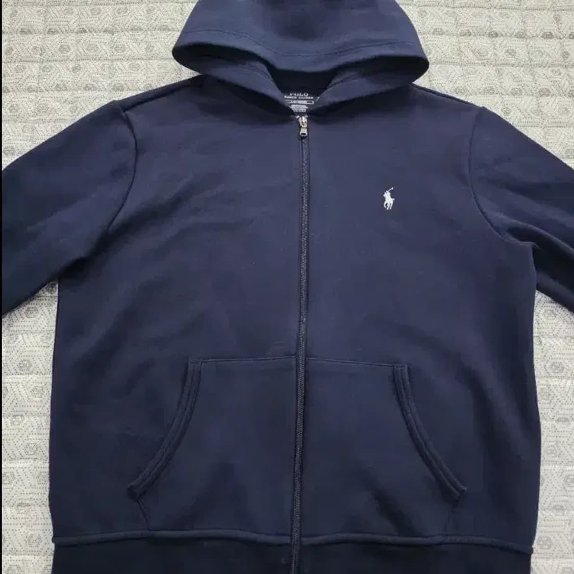 폴로 랄프로렌 네이비 후드 집업 100 상품이미지2