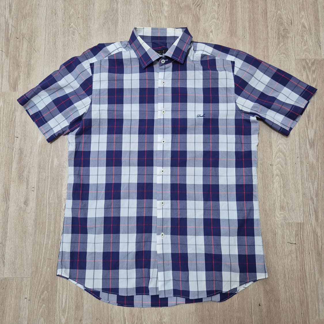 닥스 반팔 체크 셔츠 상품이미지1