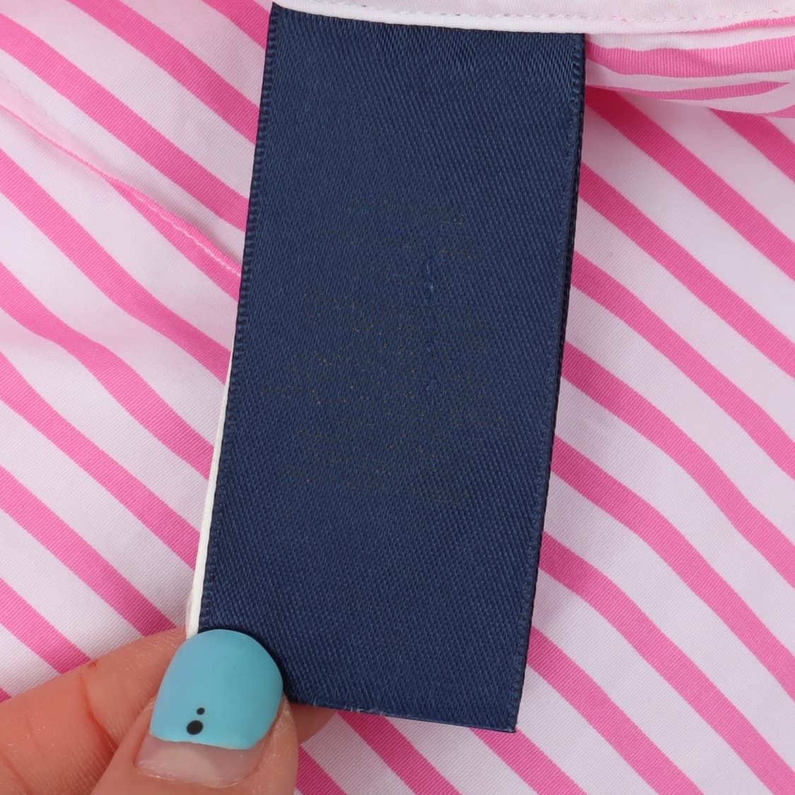 폴로 랄프로렌 우먼스 핑크 스트라이프 셔츠 상품이미지9