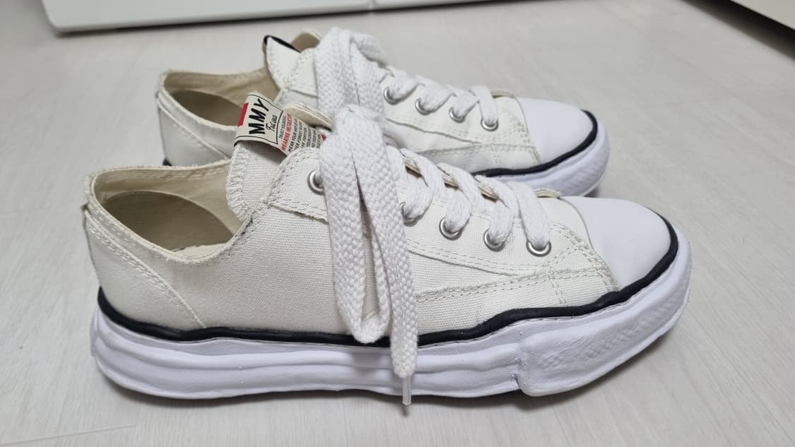 메종미하라야스히로 피터슨 OG솔 캔버스 로우 스니커즈 44 상품이미지10