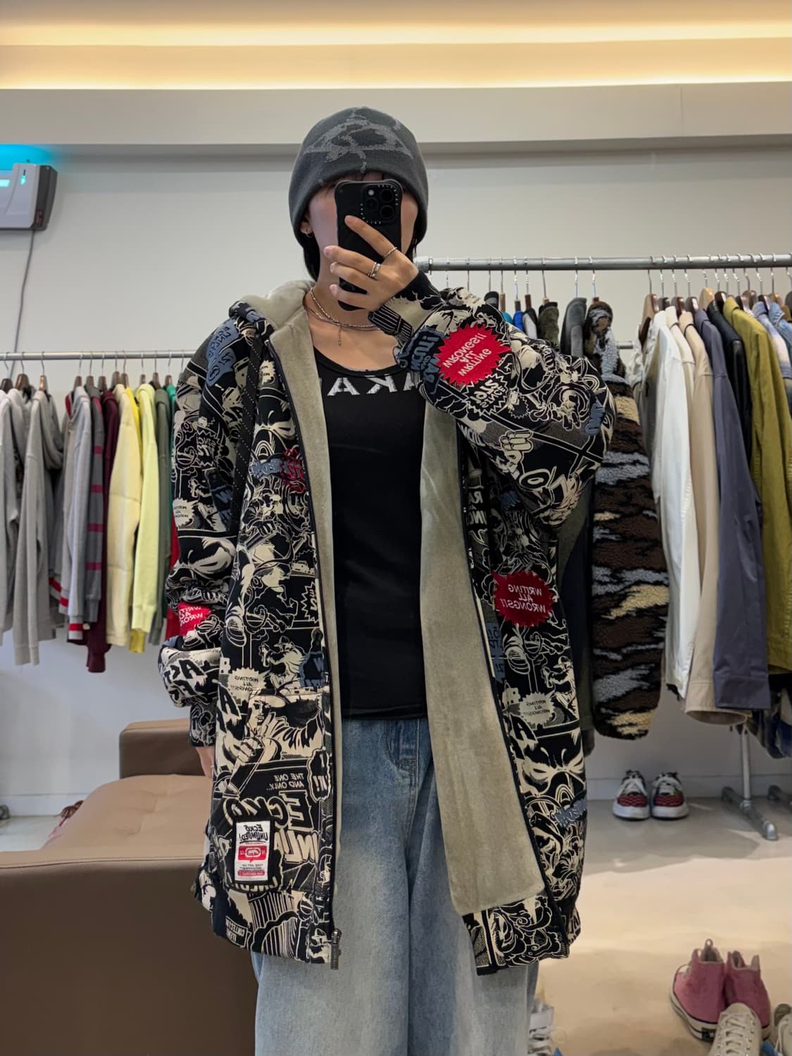 00s 에코 언리미티드 그래픽 후드점퍼 상품이미지7