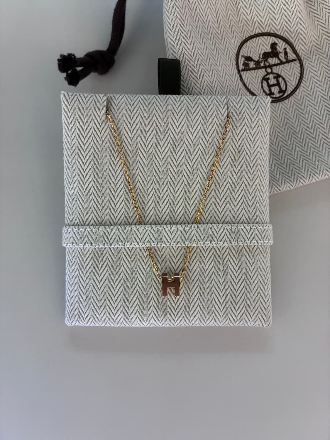 에르메스 미니 팝아슈 로즈골드 브라운 상품이미지3