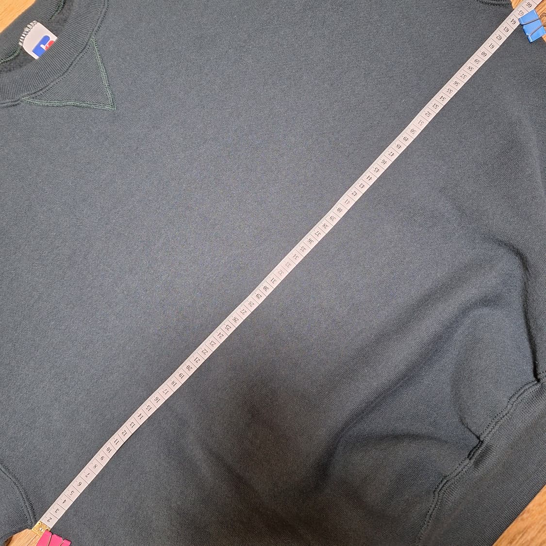 90s 러셀 스웻셔츠 다크그린 XL 상품이미지8