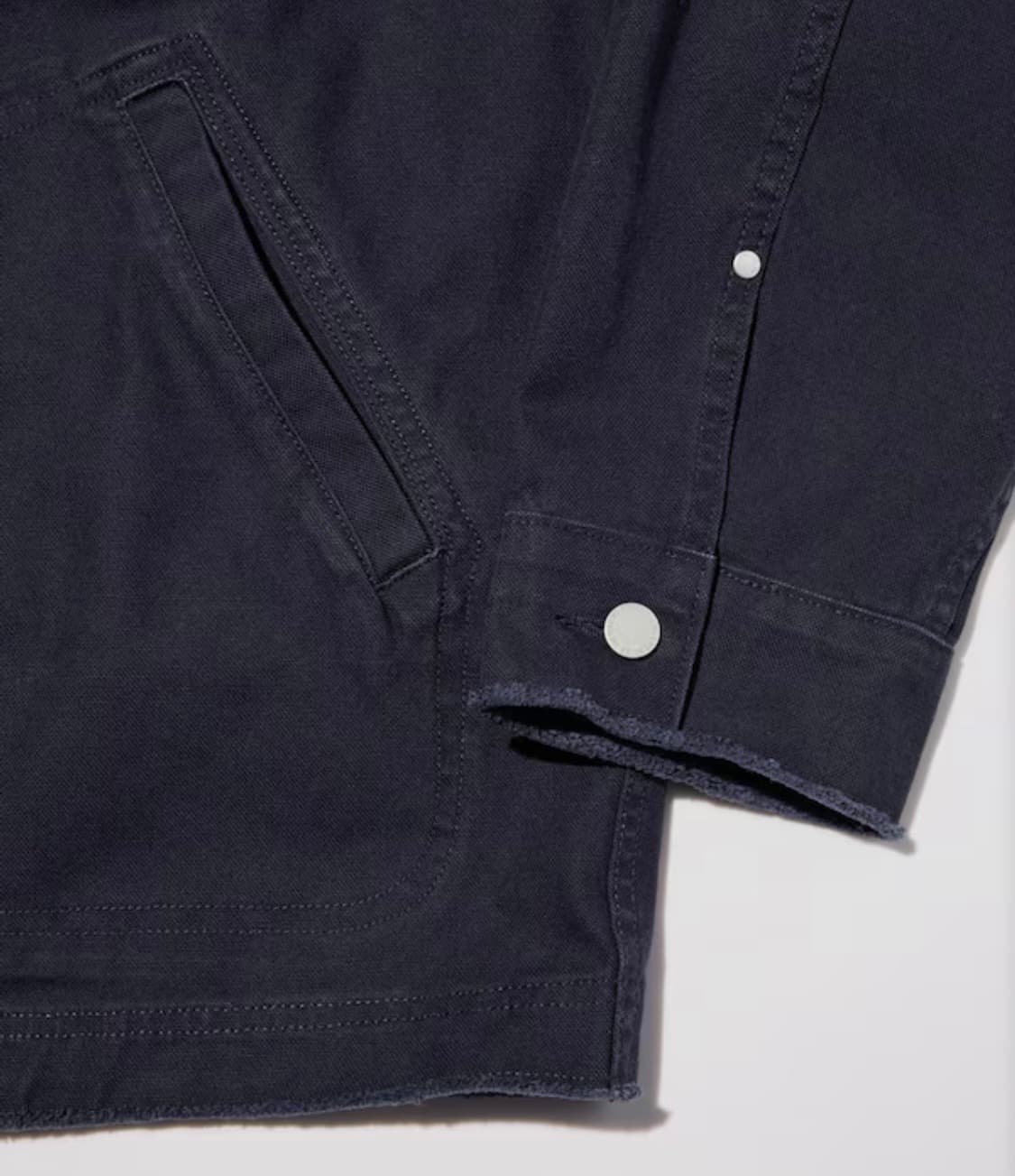 [M] 25 신상 GU 언더커버 UG 커버올 프린지 워크 자켓 네이비 상품이미지6