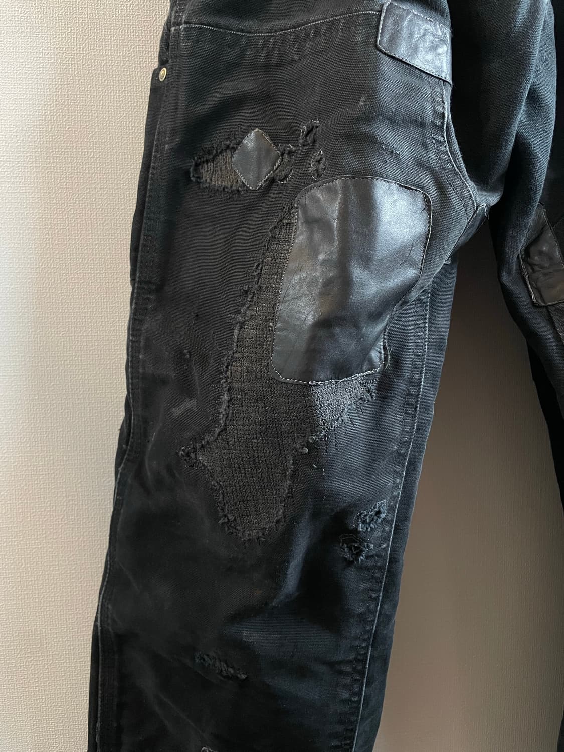 Carhartt-90s double knee faded black 상품이미지3