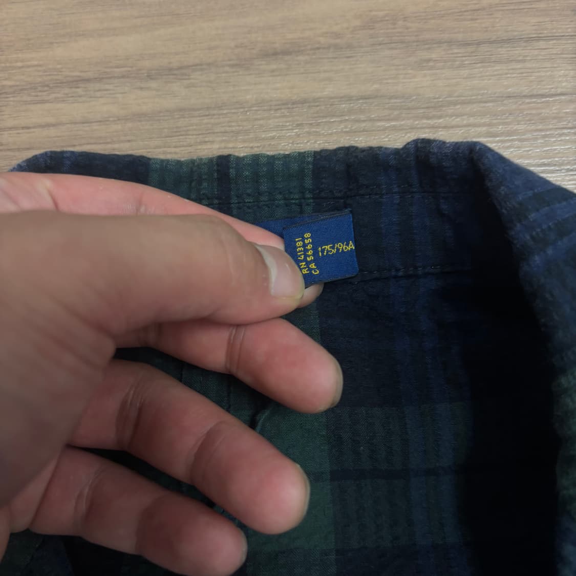 95 폴로 랄프로렌 린넨 체크 블레이져 자켓 상품이미지3