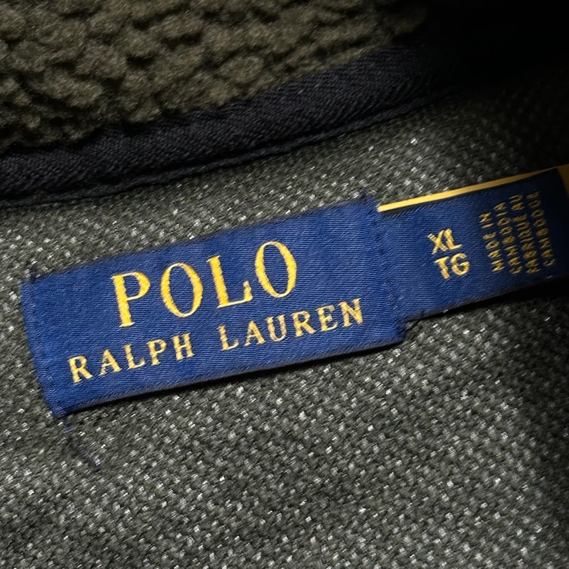 XL 폴로랄프로렌 화이트 포니 플리스 집업 자켓 상품이미지4