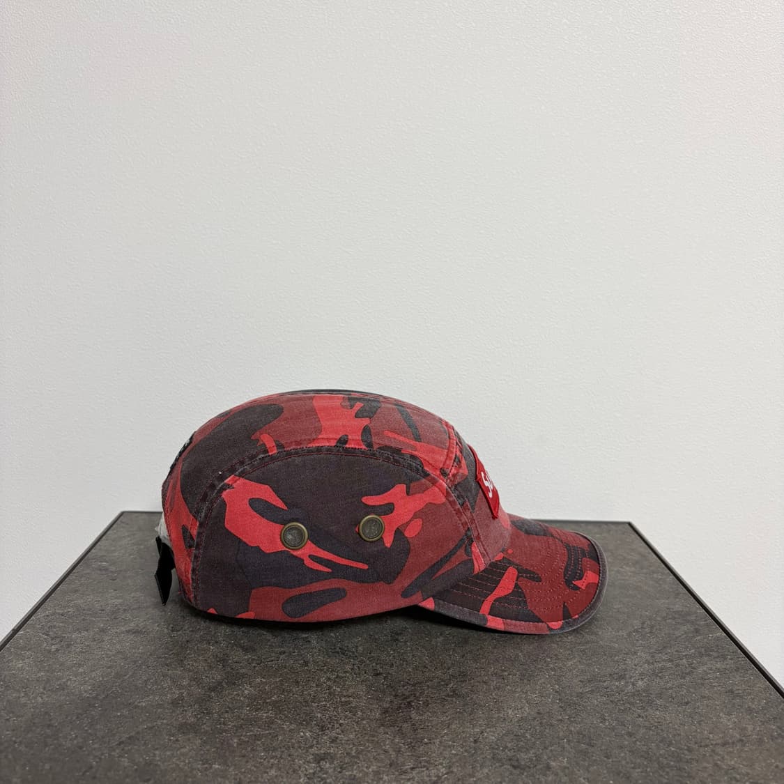 (OS) 슈프림 박스로고 캠프캡 모자 23SS 밀리터리 카모 레드 상품이미지3