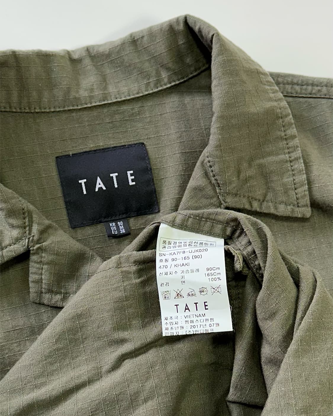 TATE 백스펠 야상 자켓 상품이미지3