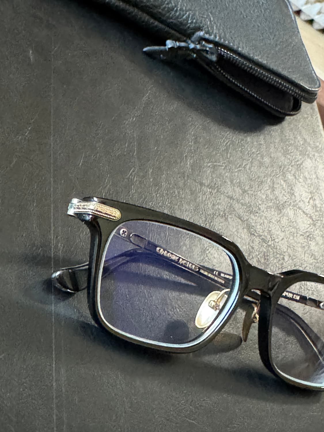 크롬하츠 SPUR EM 블랙 + 금장 안경 케이스포함 상품이미지9