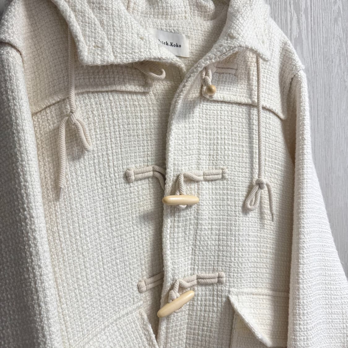 [새상품] 트위드 떡볶이 코트 상품이미지2