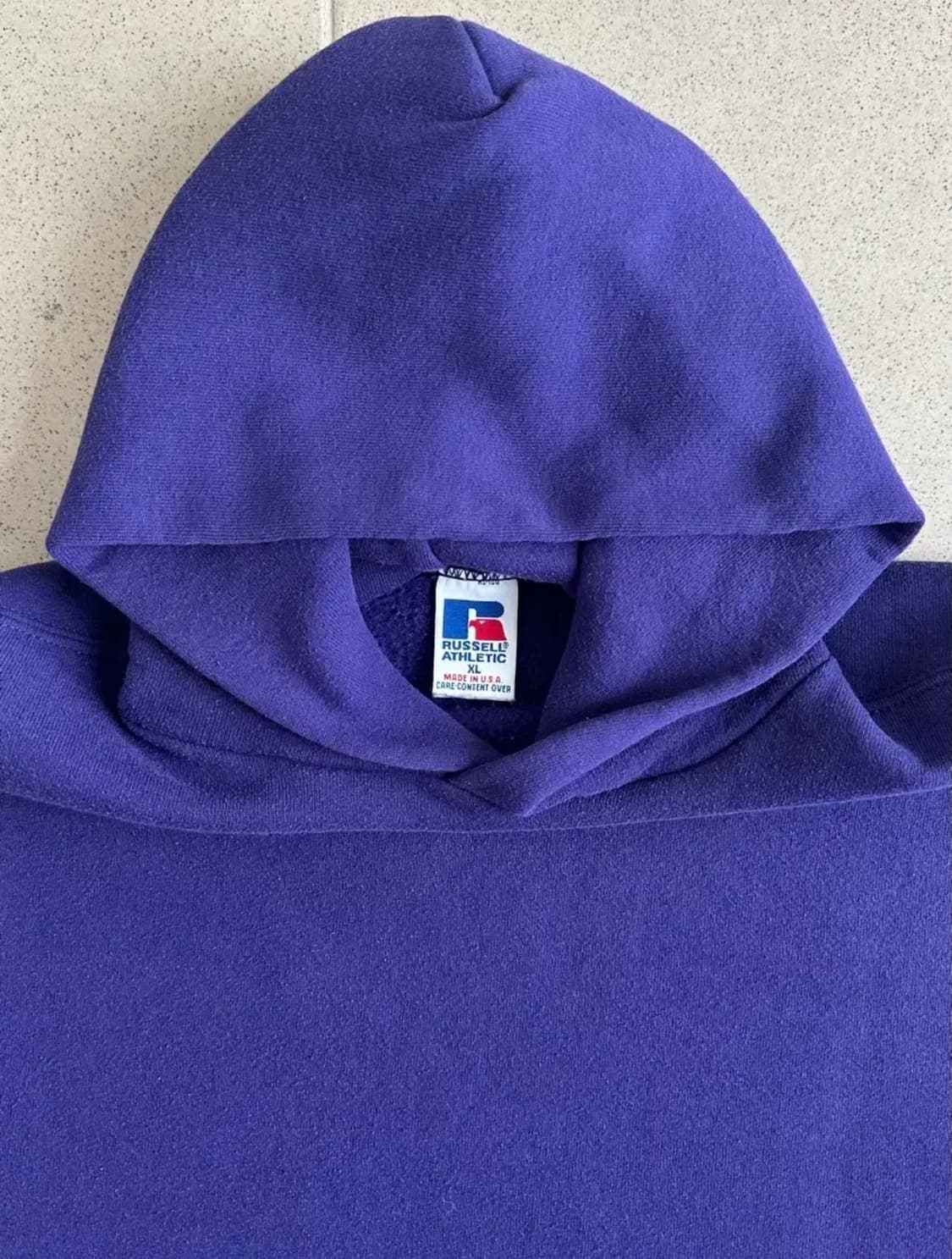 90s 빈티지 러셀 후드 퍼플 XL USA 상품이미지6