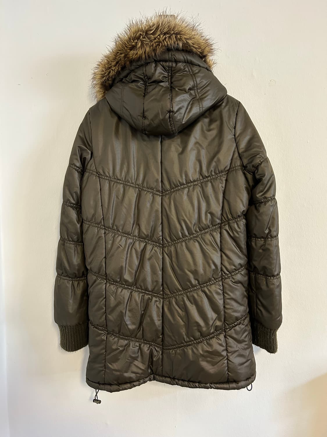 빈티지 JPN 하이브리드 퍼후드 롱 점퍼 상품이미지2