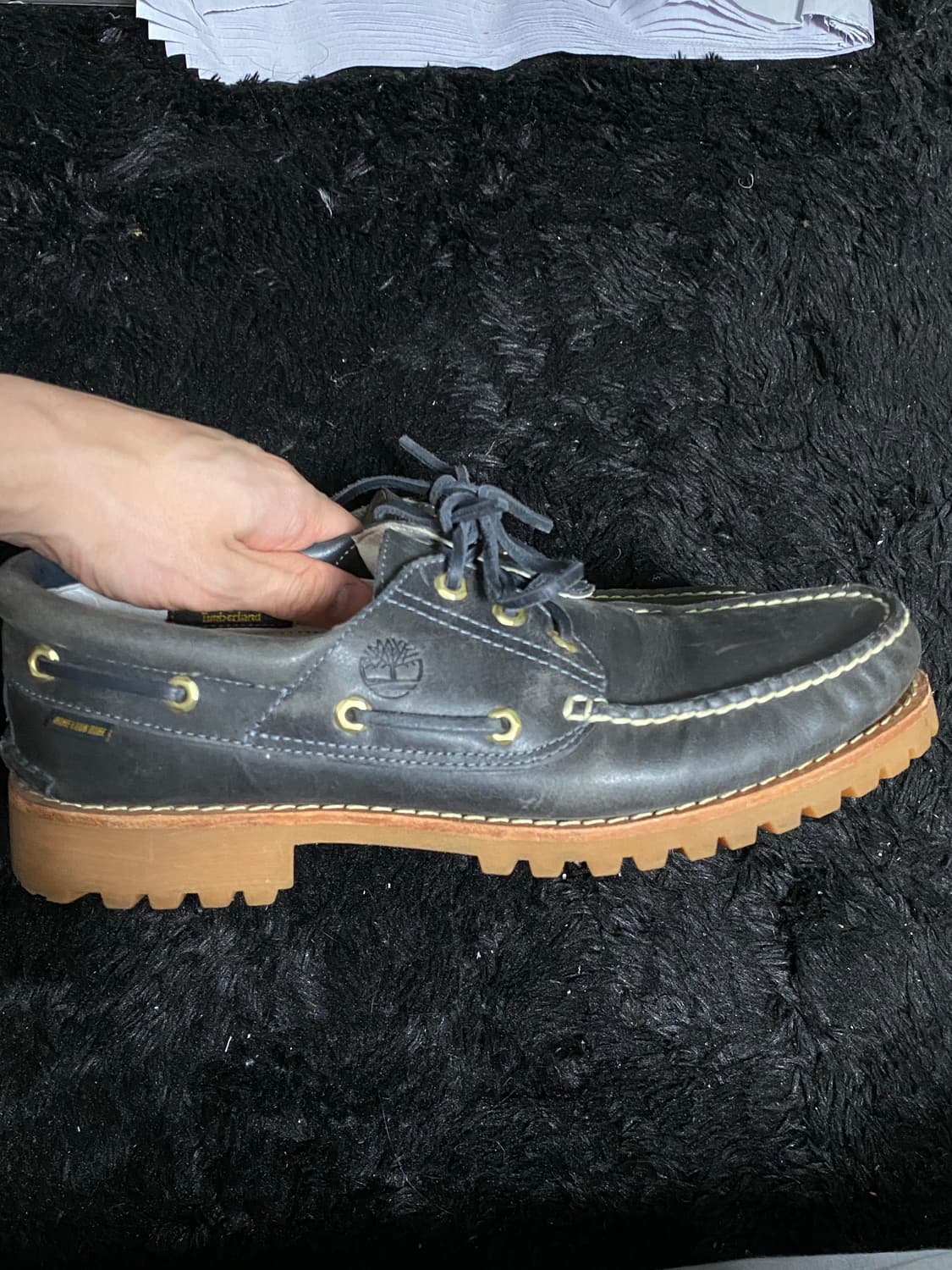 에임레온도르 팀버랜드 보트슈즈 블랙 10.5(285) 팝니다 상품이미지1