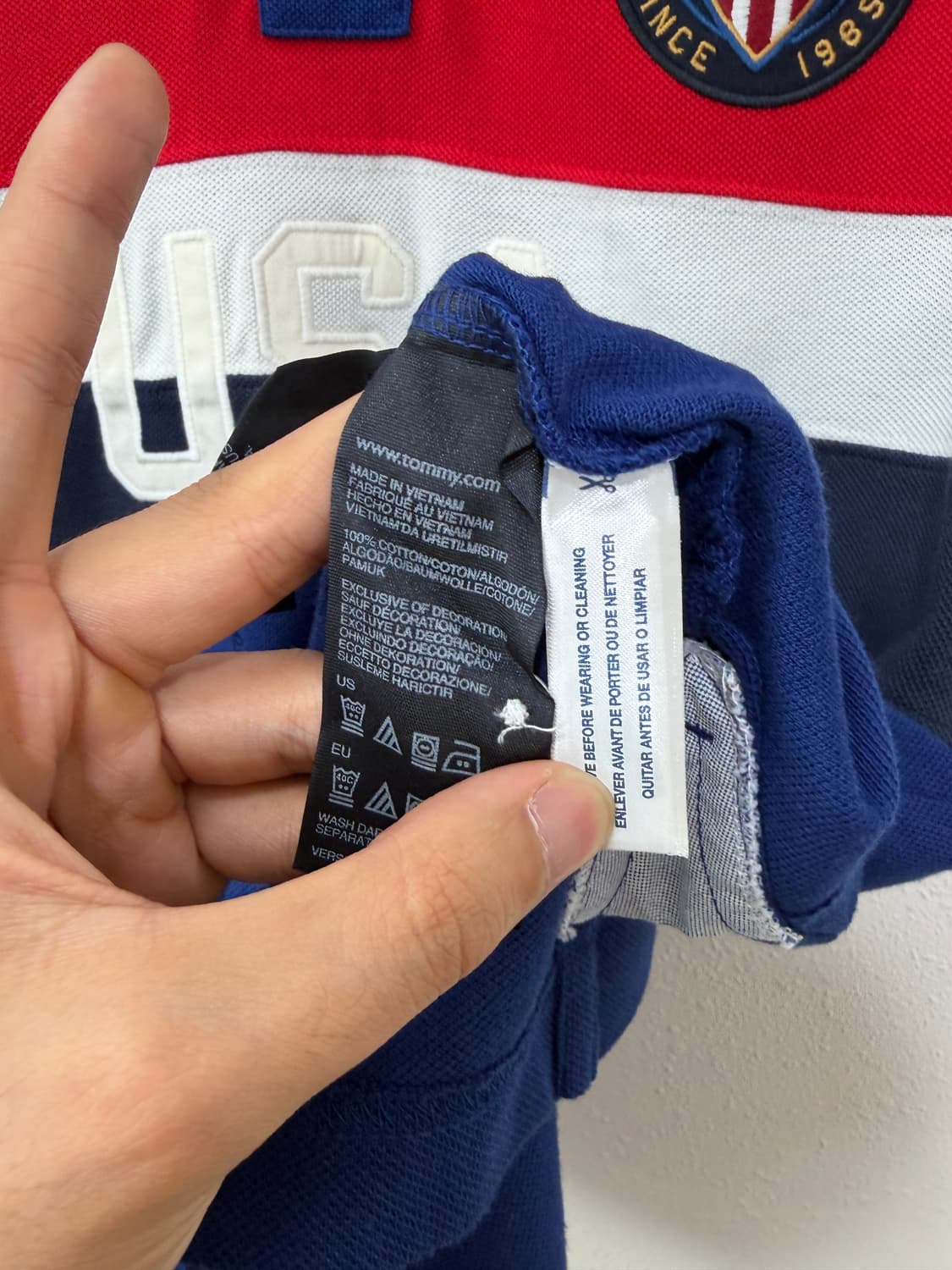 타미힐피거 USA 배색 PK 카라 반팔티 상품이미지6