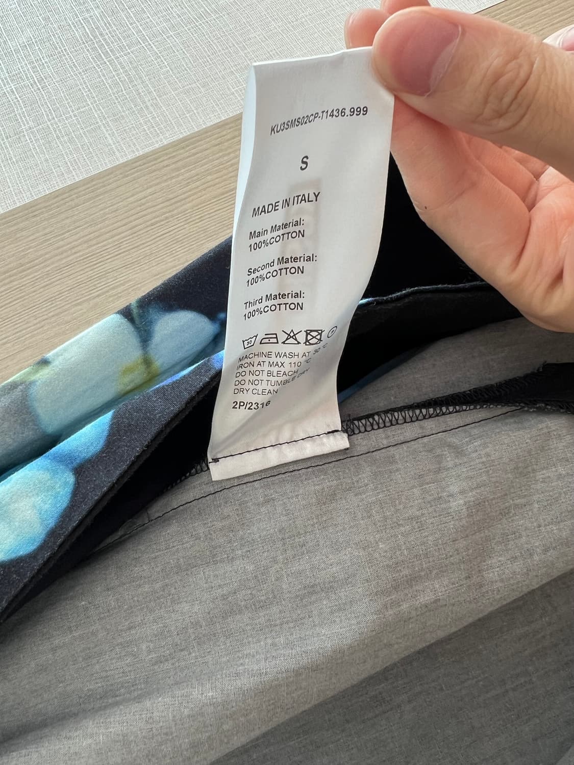 쿠시코크 셔츠 S 상품이미지4