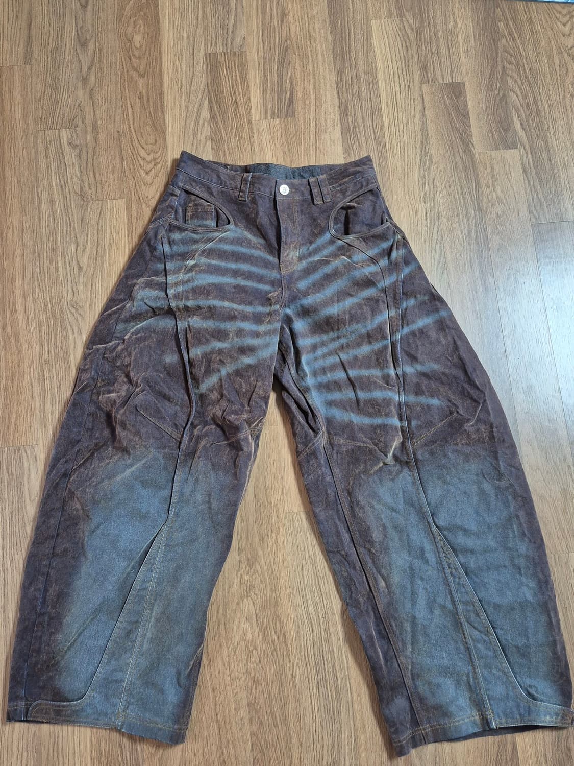 Emobrother brown washed 배기진 상품이미지1