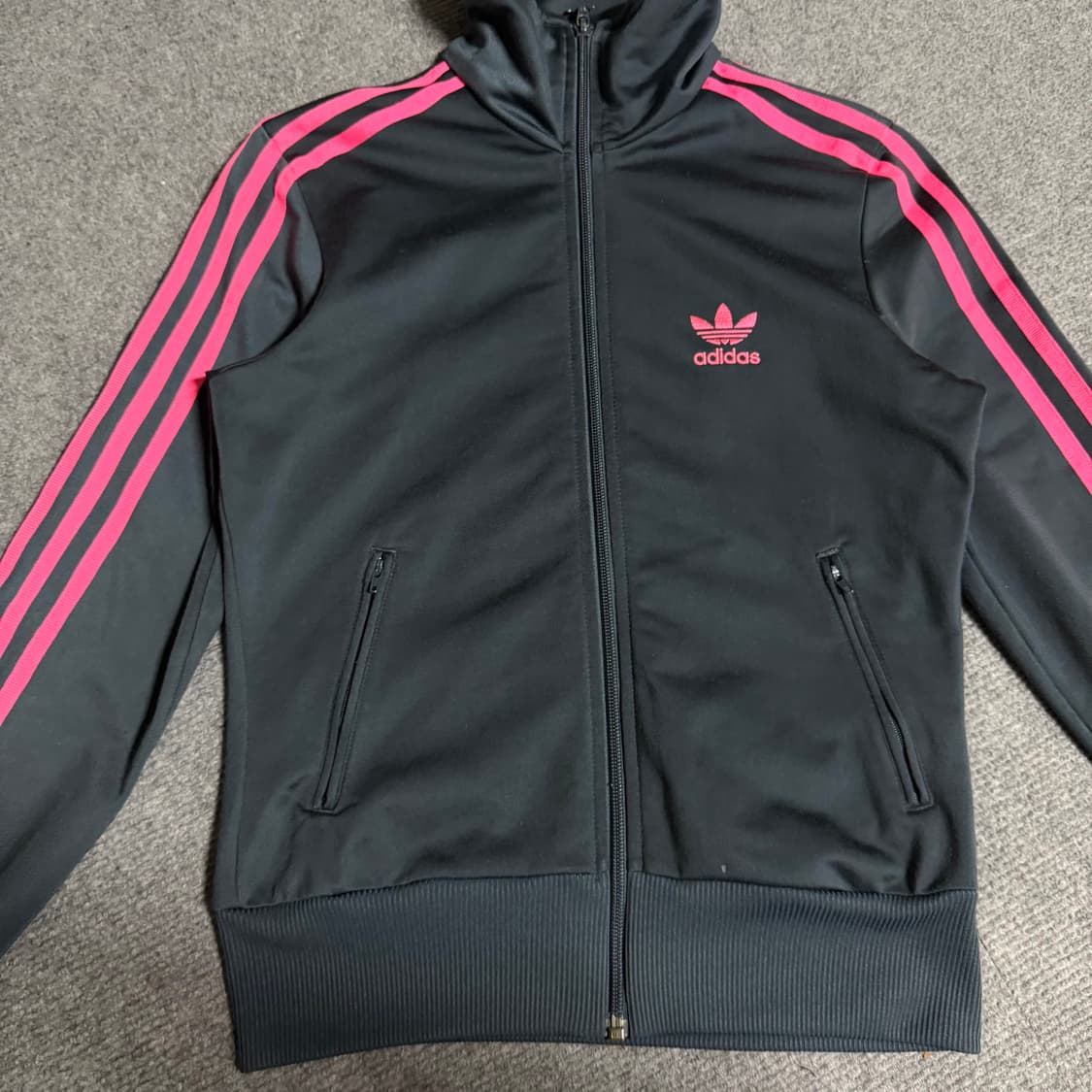 아디다스 챠콜 져지 집업 90 상품이미지2