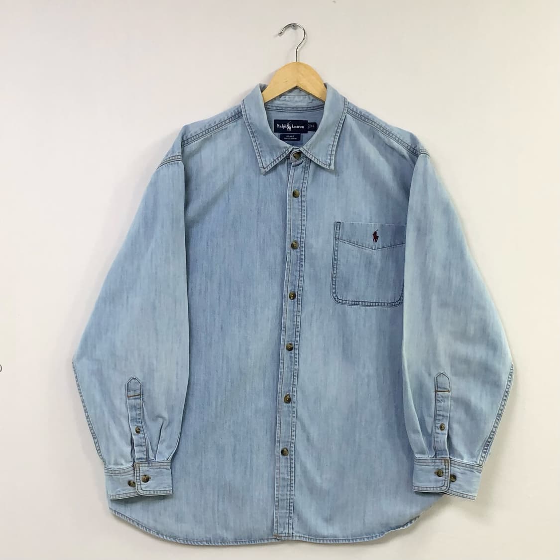 Xxl 폴로 데님 셔츠 상품이미지2