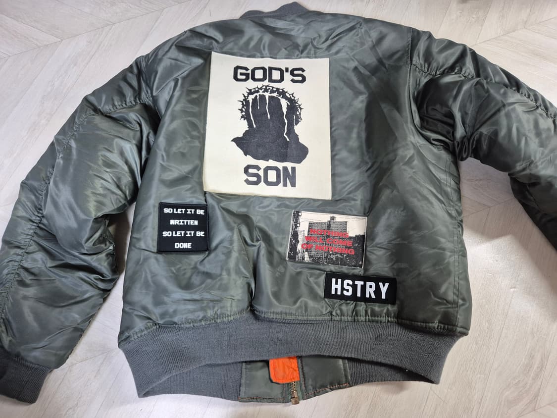 히스토리오브나스 패치 MA-1 로스코 항공자켓 상품이미지8