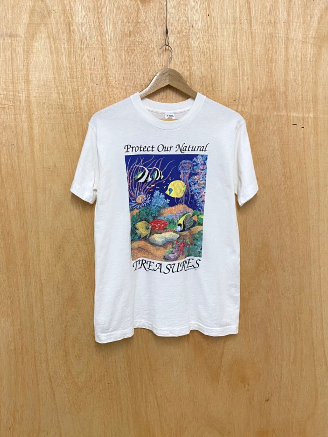 90s fruits of the loom fish t-shirt 오션 상품이미지2