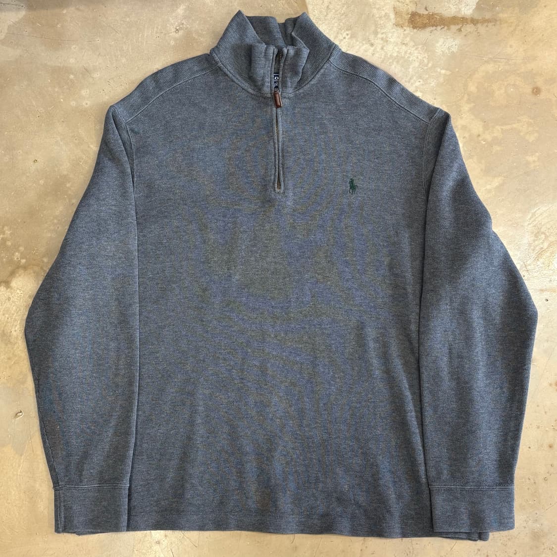 L 폴로랄프로렌 그레이 반집업 니트 상품이미지2
