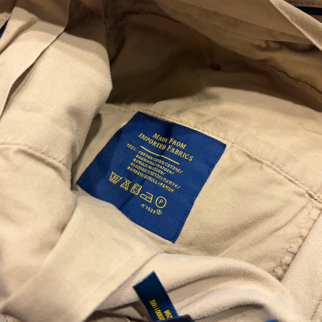 [31x30] 폴로 랄프로렌 피마코튼 치노 슬림 베이지 면바지 C752 상품이미지7