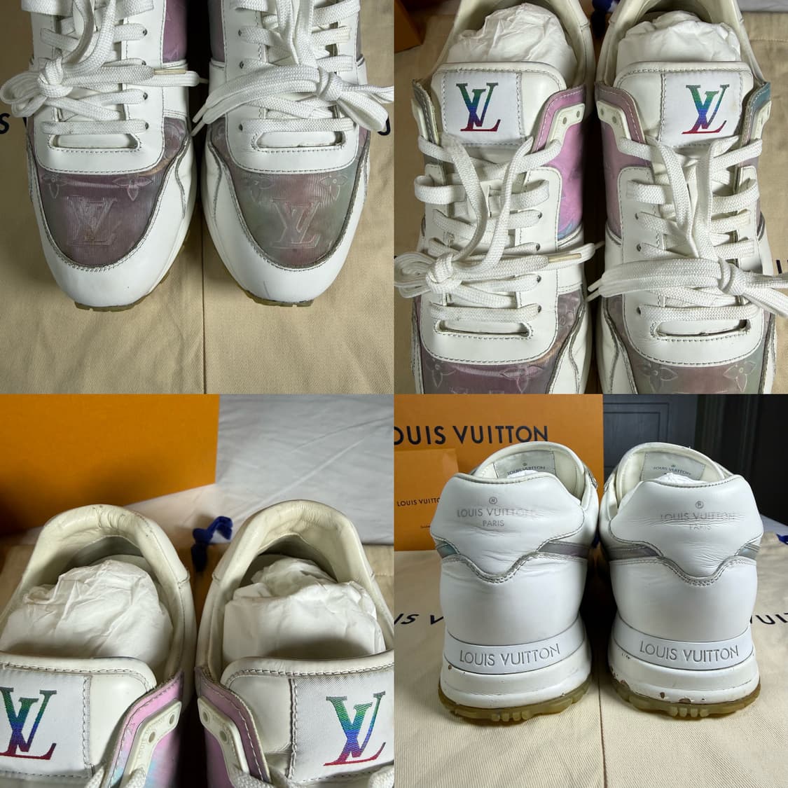 루이비통 프리즘 모노그램 런어웨이 스니커즈 상품이미지4