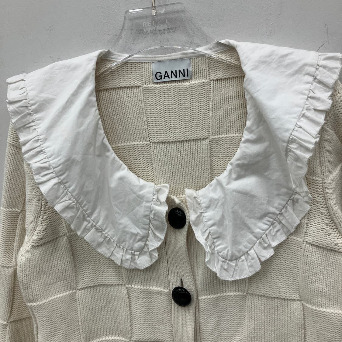 가니 코튼 로브 니트 가디건 상품이미지4