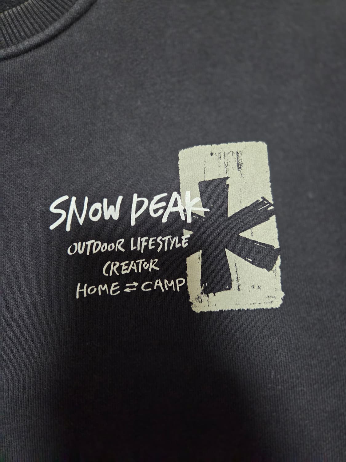 스노우피크 아스타리스크 공용 맨투맨 상품이미지4