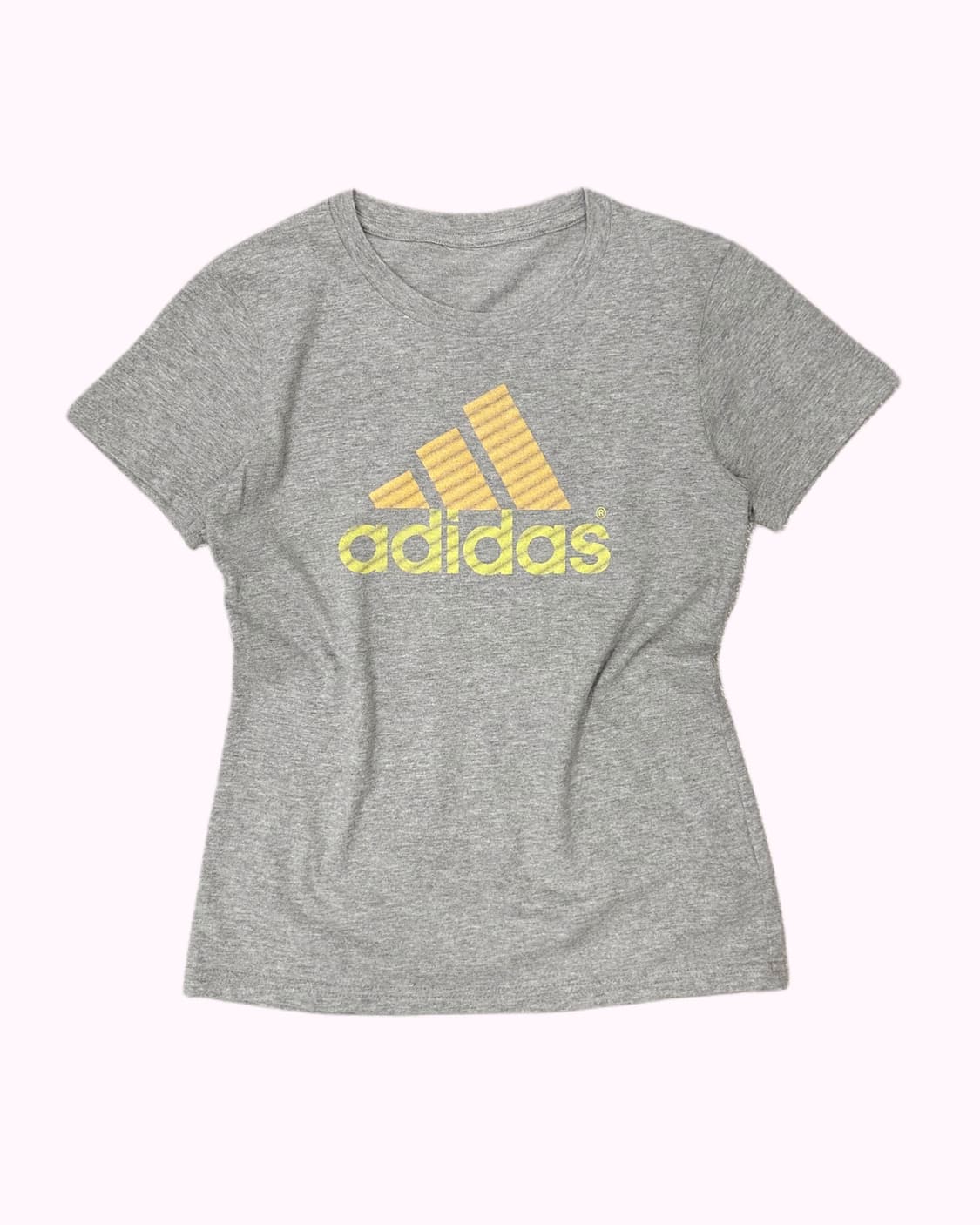 yellow logo grey t-shirt 상품이미지1