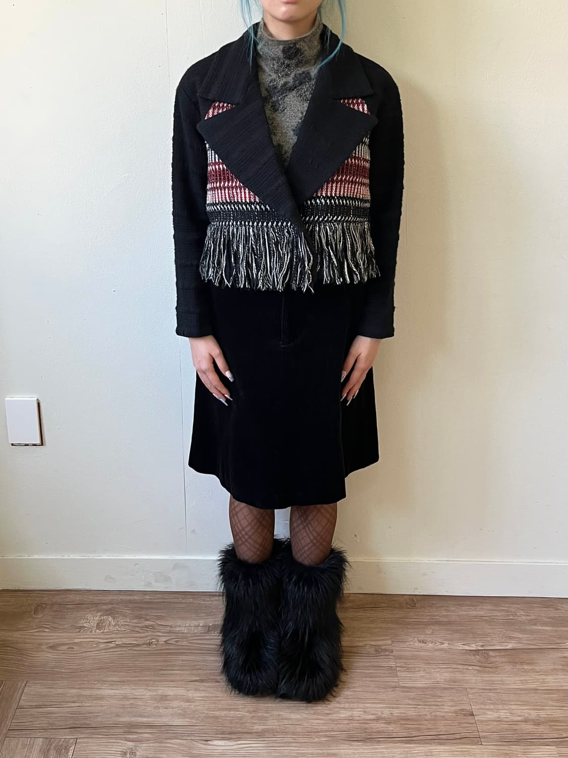 ALBERTO FERMANI 트위드 프릴 크롭 자켓 상품이미지7