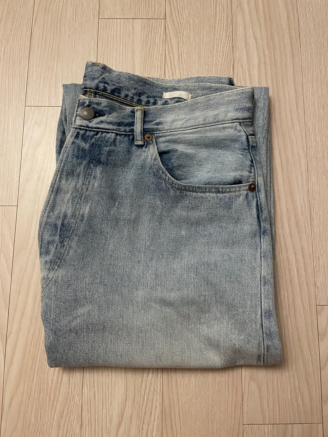 22AW 코모리 블리치 데님 셀비지O 상품이미지8
