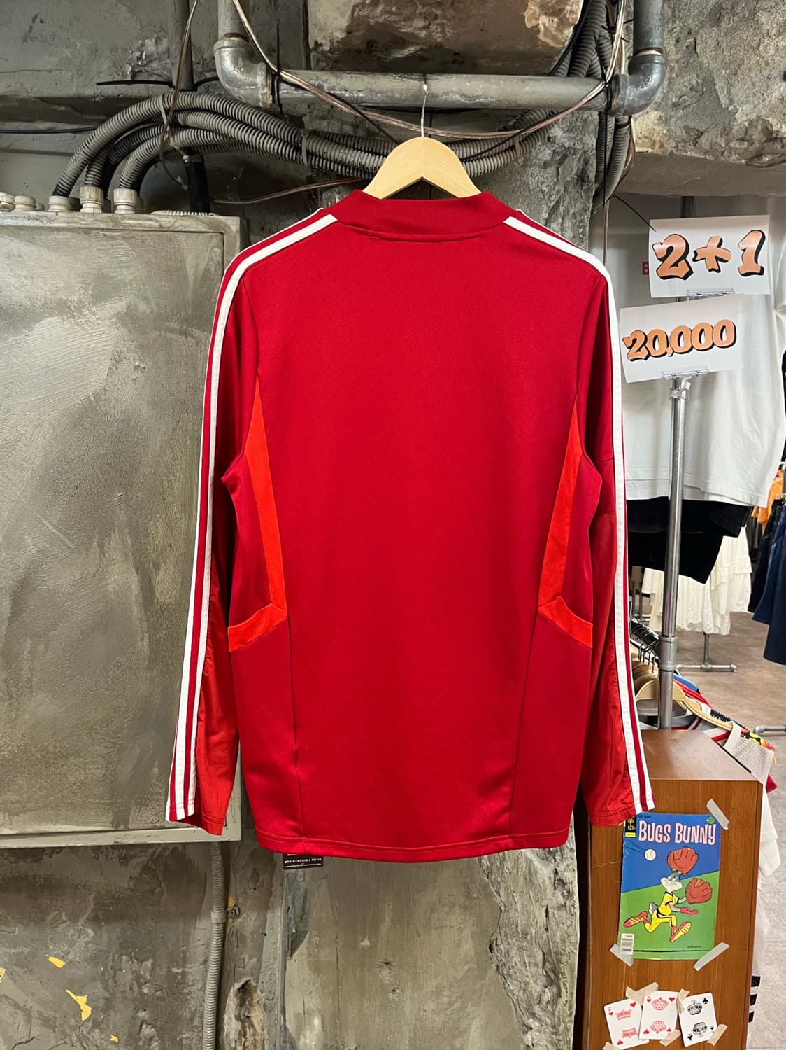 아디다스 티로 트레이닝 탑 레드 2XL #csz4123 상품이미지2