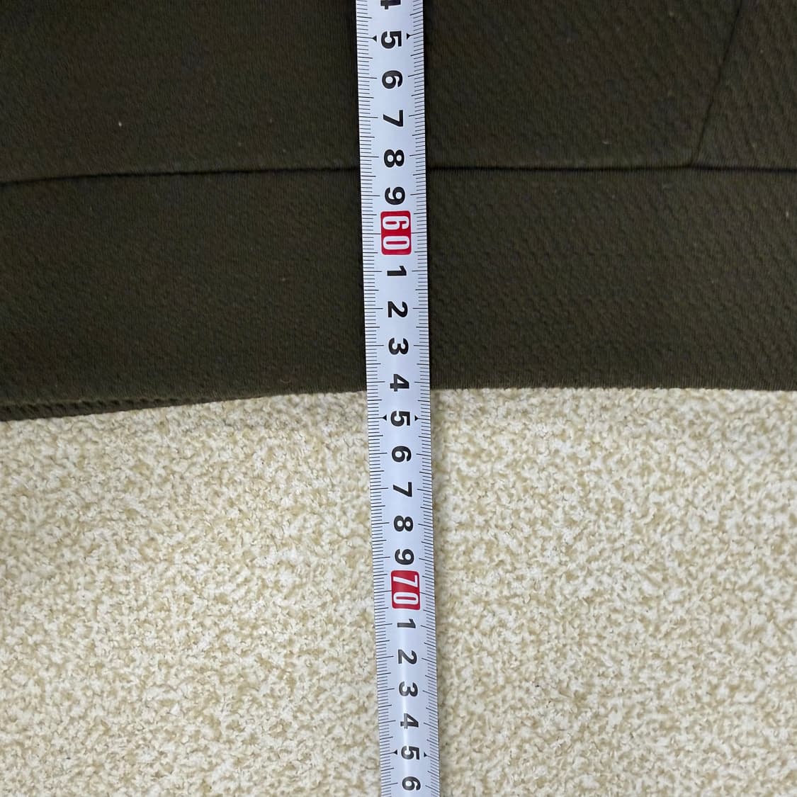 [100] 킨록 카키 절개 맨투맨 1230T2 상품이미지5