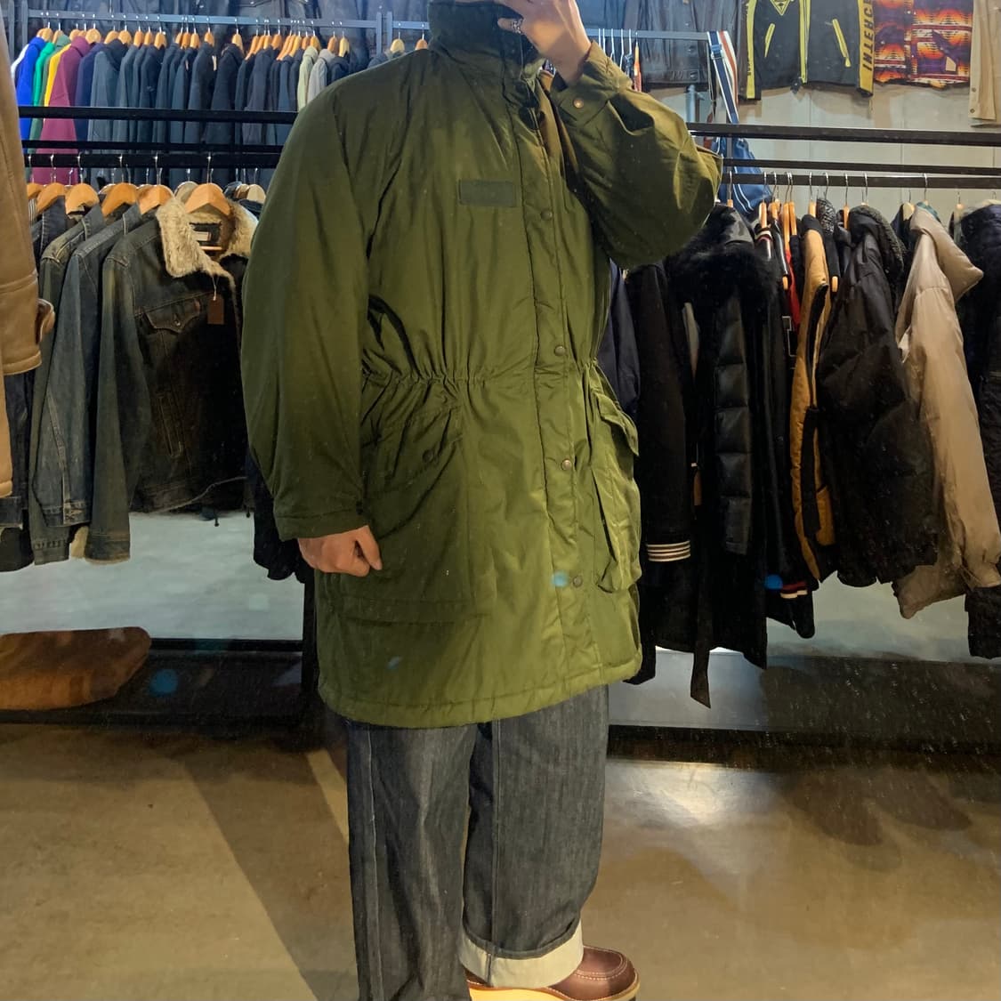 스웨덴군 오리지널 M-90 콜드 파카 XL 상품이미지1