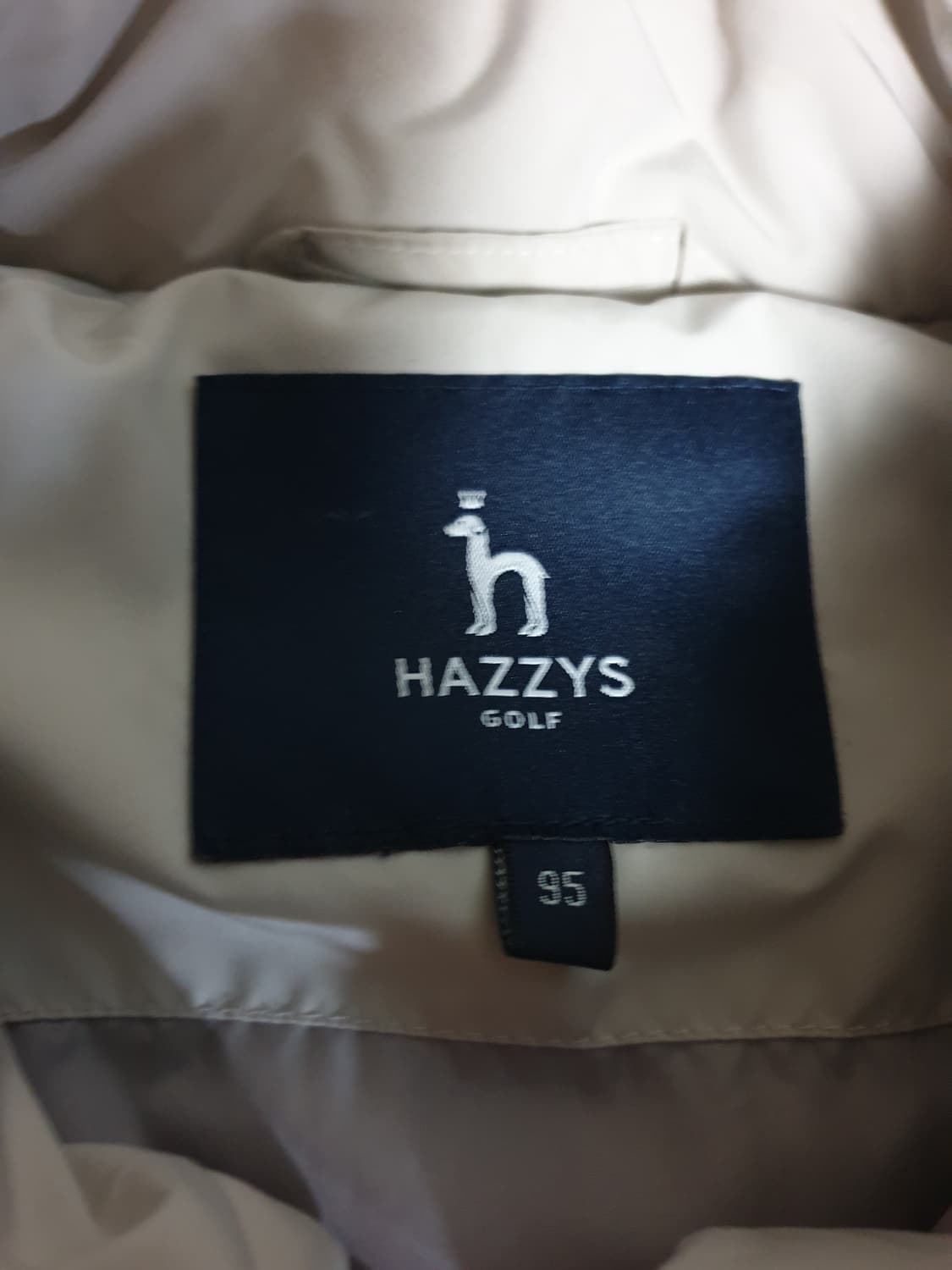 헤지스 골프 덕다운 경량패딩 아이보리(95) 상품이미지4