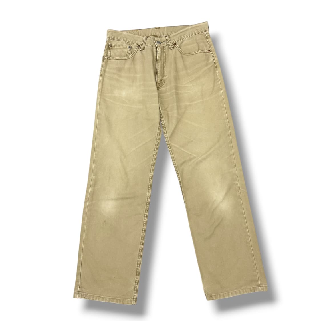 리바이스 702 베이지 워싱 세미와이드 코튼팬츠 상품이미지1