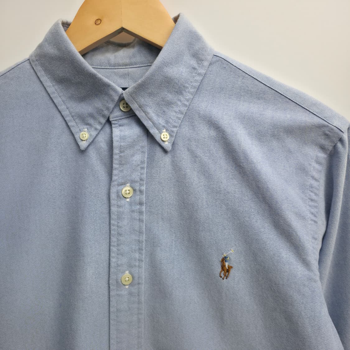 [S] 폴로 랄프로렌 옥스포드 셔츠 하늘색 상품이미지4