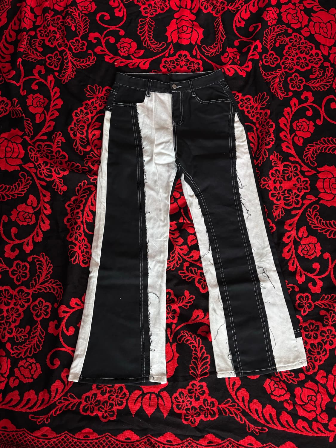 Cowboy black&white Flare pants 상품이미지1