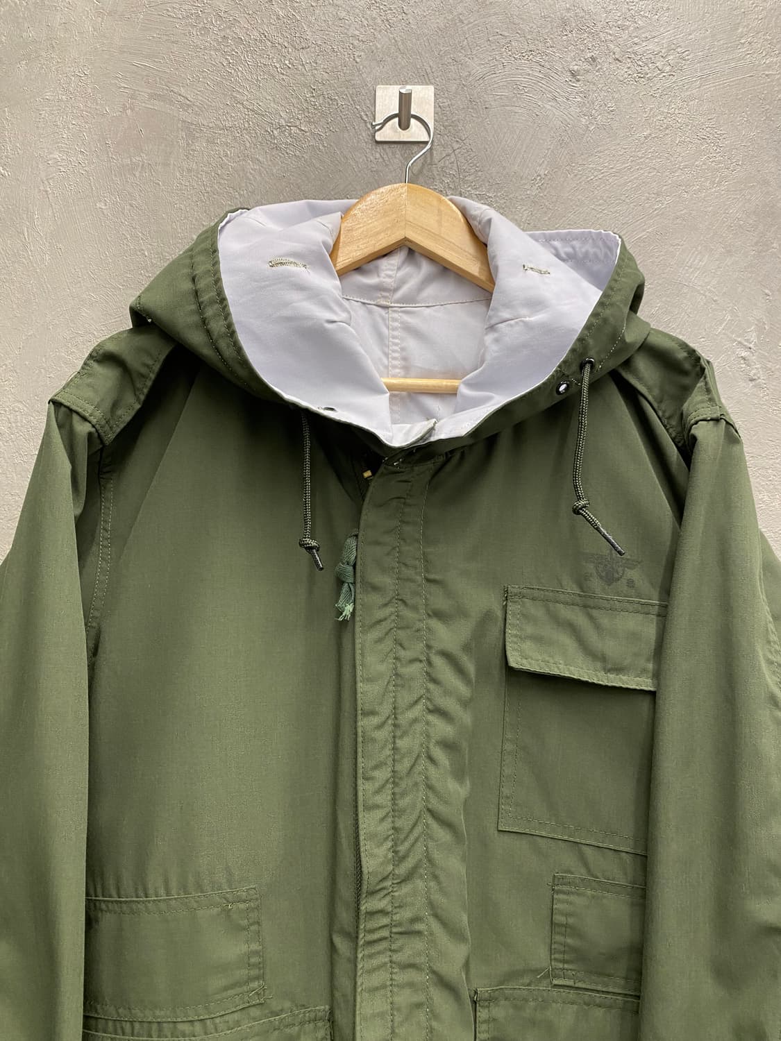 [L] 8-90s 한국군 밀리터리 리버서블 스키파카 자켓 상품이미지2