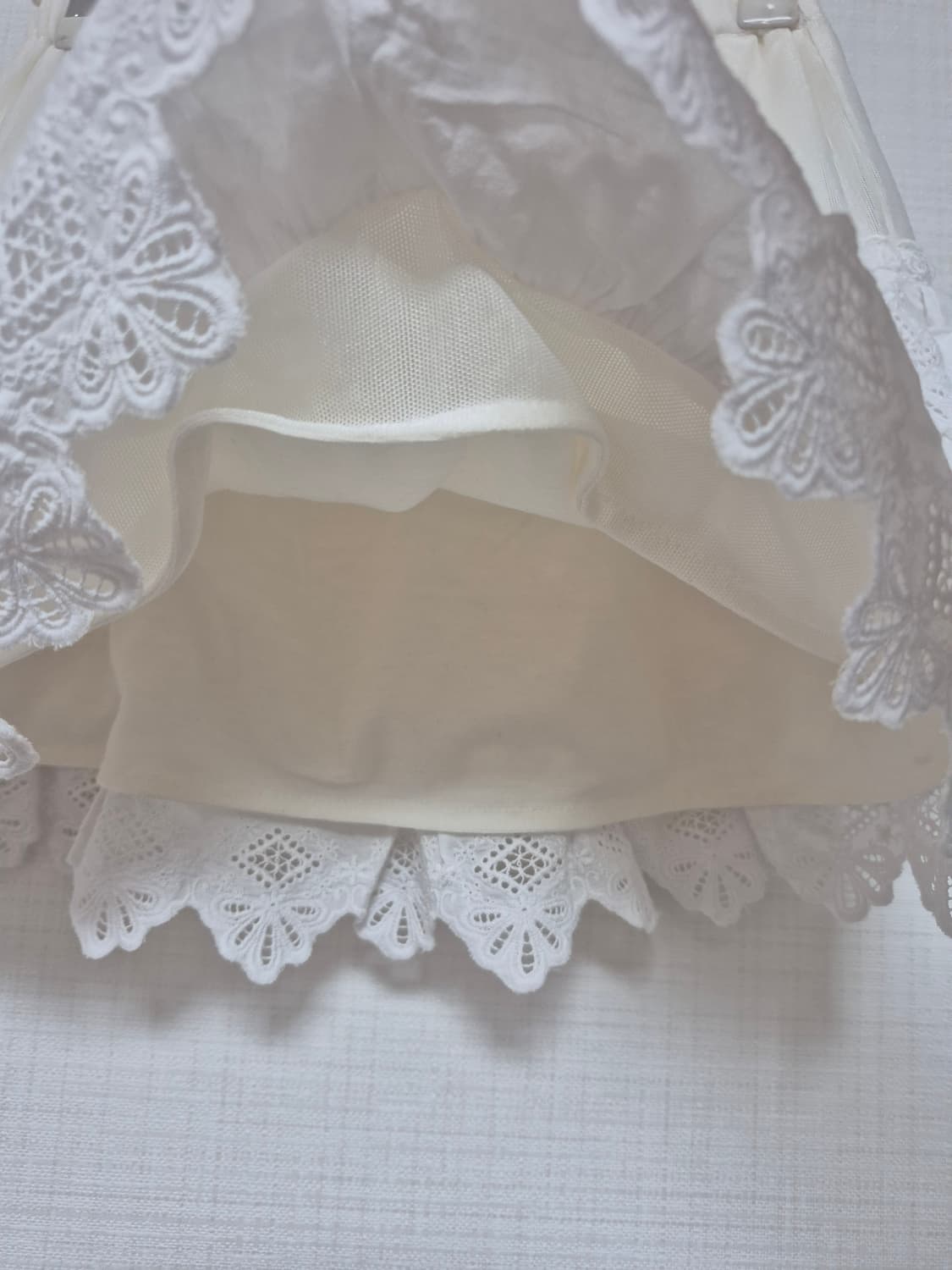 Language 히메카지 아이보리 미니스커트 상품이미지2