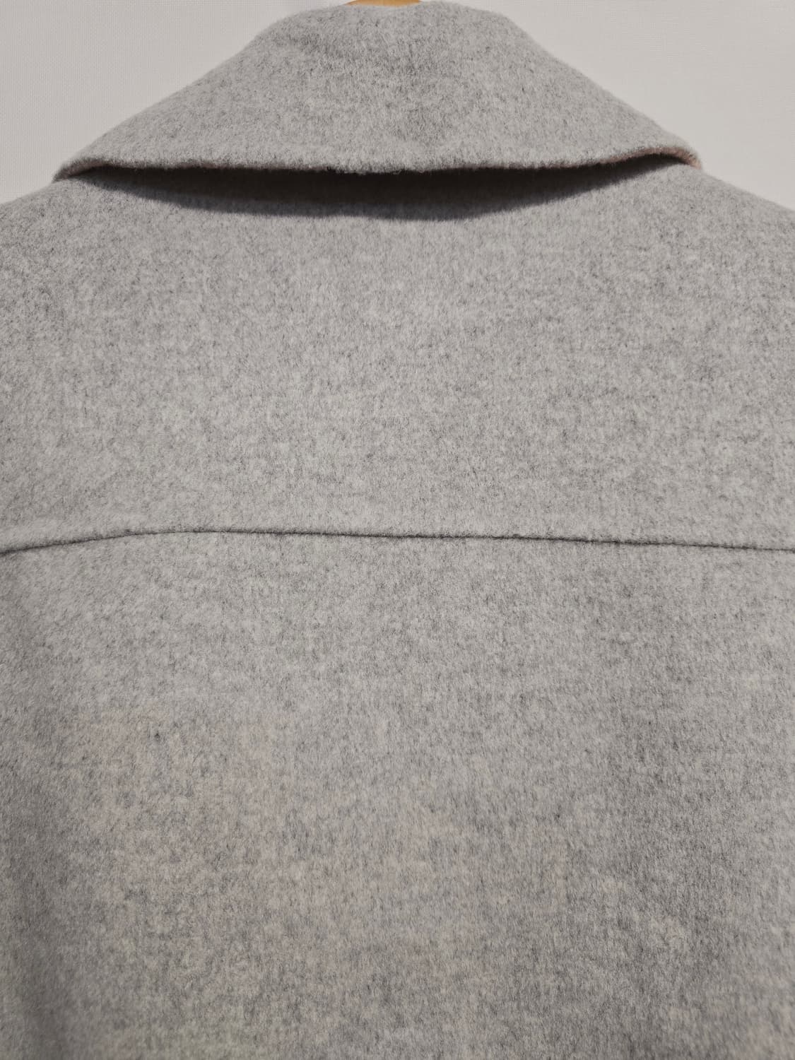 타미힐피거 울 혼방 숏 코트 그레이 상품이미지5