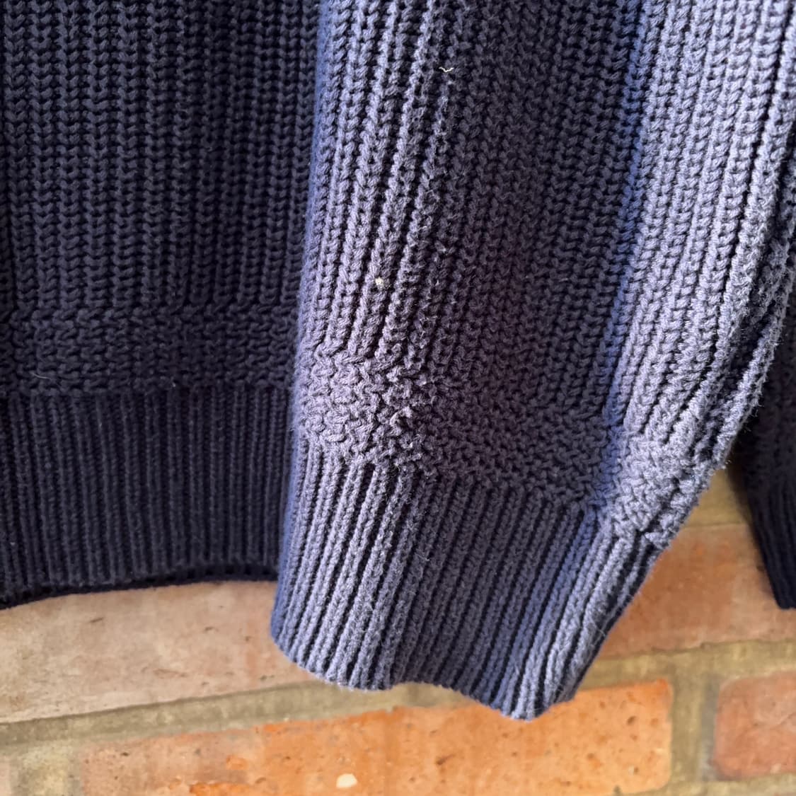 에디바우어 Eddie Bauer 하이넥 코튼 헨리 니트 스웨터 상품이미지4