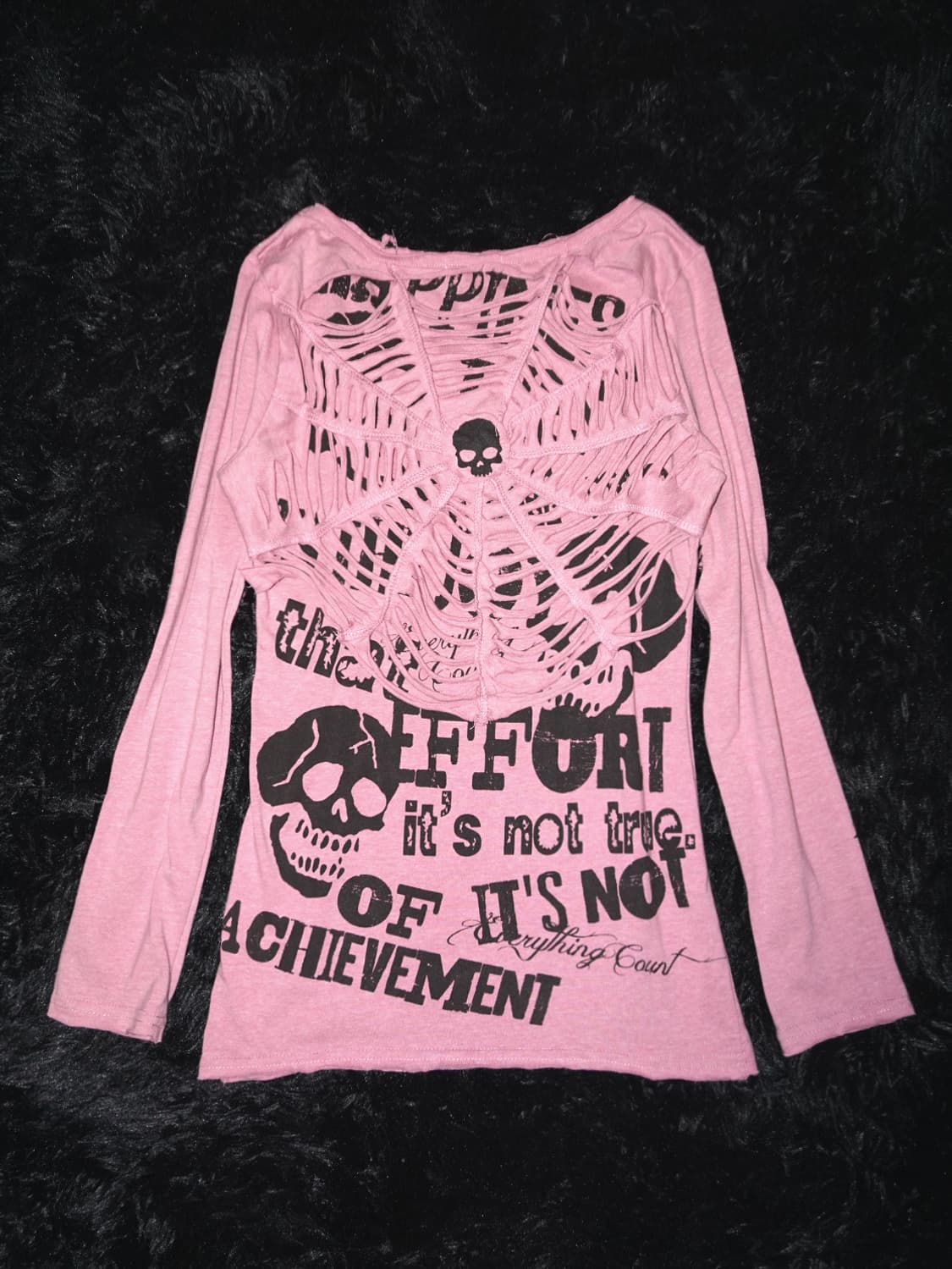 (lazy daisy) punk skull web t  상품이미지1