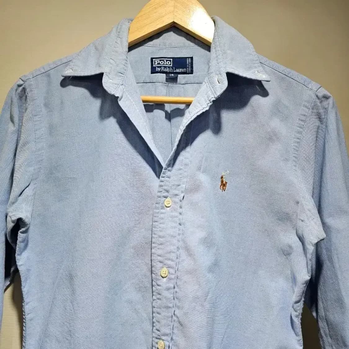 랄프로렌 옥스포드 셔츠 14 블루 상품이미지10